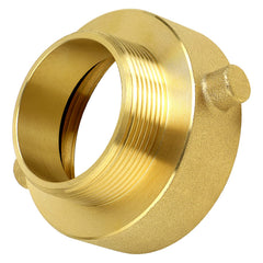 NOVINO brass thread close-up showing durable machining for secure seal