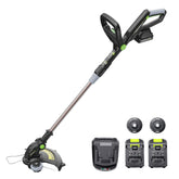 NovorikX front packaging showing lightweight trimmer and included batteries for easy storage
