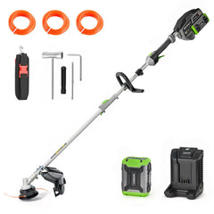 NovorikX front view showing trimmer and included battery for easy setup