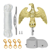 NQ eagle topper on packaging showing decorative finish and visual upgrade