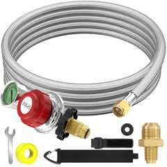 NQN front view of full hose kit showing durable components and secure hookup