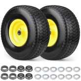 NUBAUTO front view wheel assembly showing full tire and rim, durable replacement