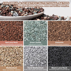 NUPICK close-up of 3/8" grains highlighting porous texture for drainage