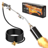 NyuOurea front view torch showing controls and ergonomic grip for safer handling