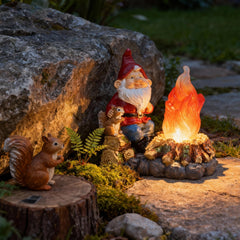 O-FarFarm side detail showing gnome design and durable finish benefit