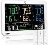 OBET main display front view showing color screen and multi-sensor data for quick checks