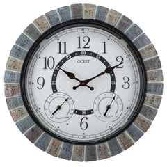 OCEST front view of 18-inch clock showing large clear numbers and readable face