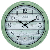 OCEST front view showing retro green face and large numbers for easy reading