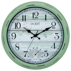 OCEST front view showing retro green face and large numbers for easy reading