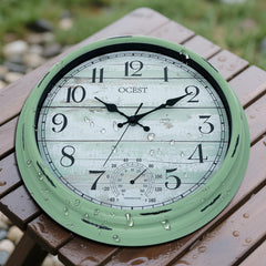 OCEST clock hands close-up demonstrating silent quartz movement for quiet rooms