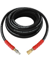 OCPTY front coil of 50ft hose showing length and ready-to-use benefit