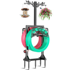 ODSNANIE front view double-sided hose holder showing organized storage benefit