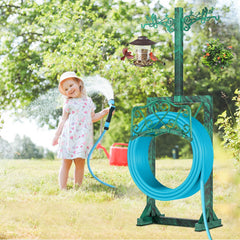 ODSNANIE two shepherd hooks with bird accents for hanging feeders or lanterns