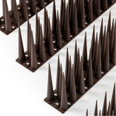 OFFO front packaging showing brown 40ft bird spikes and benefits