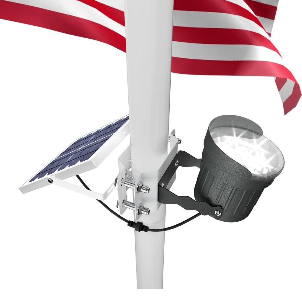 Ofuray front view showing LEDs and compact housing for bright illumination
