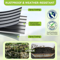 Ohuhu corner brackets and bracing rods showcasing reinforced stability and durability