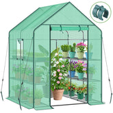 Ohuhu front view of greenhouse showing full protective shelter benefit