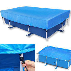 OIOYLEY front packaging showing rectangular pool cover and benefits