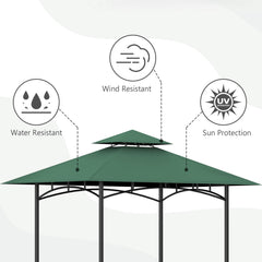 OIPUNSHLE double-tier vent top improves airflow and reduces smoke