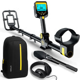OKESAM front view of detector showing ergonomic grip and long battery life benefit