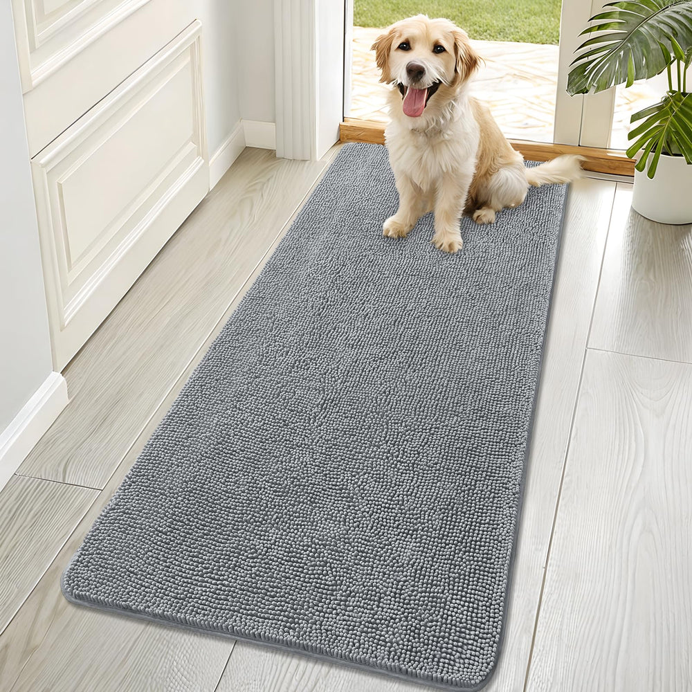 OLANLY front view door mat trapping mud and protecting floors