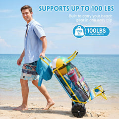 Old Bahama Bay removable cooler bag taken out for easy carrying and chilling