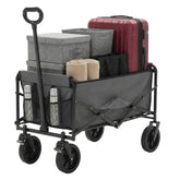 OLIXIS wagon front view showing gray body and large cargo space for easy loading