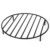 onlyfire front view of 24-inch grate showing sturdy frame and stable base benefit