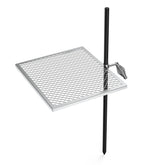onlyfire front grate view showing sturdy stainless-steel cooking surface and portability