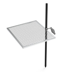 onlyfire front grate view showing sturdy stainless-steel cooking surface and portability