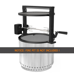 onlyfire close-up of 19" cooking grate showing solid cook surface and even heat