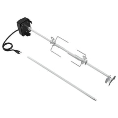 onlyfire spit rods and forks detail illustrating secure meat hold and rust resistance