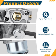 Onsnail carburetor installed on pressure washer engine demonstrating improved performance