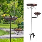 ONTALA front view showing full freestanding bird bath and stable profile