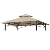 ontheway front view of replacement canopy showing full two-tier coverage and protection