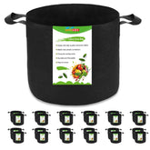 OPPOLIFE front view of 24-pack grow bags showing bulk supply and labeling benefit