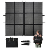 OPTISOLEX front folded solarbag shows compact portability and easy storage benefit