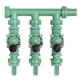 Orbit front view of 3-valve manifold showing compact, ready-to-install design and reliable performance