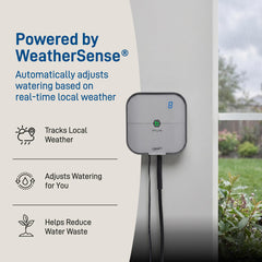 Orbit B-hyve mounted indoors in utility closet demonstrating tidy installation