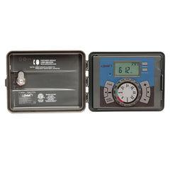 Orbit front panel closed showing compact outdoor-ready controller and security benefit