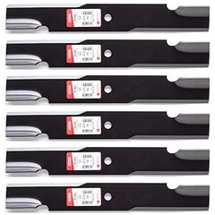 Oregon 91-622 six-pack front view showing blade shape and mounting hole for durable replacement