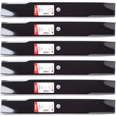 Oregon six-pack blades front packaging showing fitment and part numbers for fast replacement