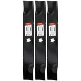 Oregon 3-pack 95-085 front packaging showing three blades and fit details for quick replacement