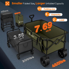 Originsure folded compact in car trunk demonstrating portable storage benefit