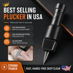 ORIXA close-up of 304 stainless steel tweezer head demonstrating secure feather grip