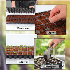 Oscorna close detail of cell depth measurement showing consistent root space for uniform growth