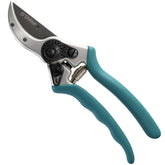 O'Shine front view of pruning shears showing full tool and benefits