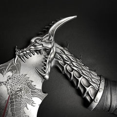 Otakumod pommel and metal fittings close shot showing sturdy decorative accents