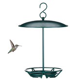 Otoolling front view dark green feeder showing compact weather protection and easy access