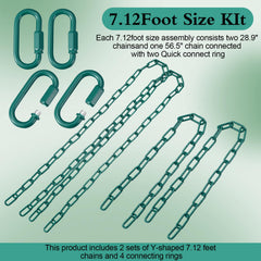 Otoolling quick links and chain ends showing secure connectors